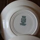 Mismatched lot 4 green hollow plates Flowers Garland Gaudeloupe Saint Amand