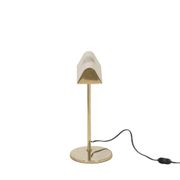 Lampe de bibliothèque en laiton doré, années 1970