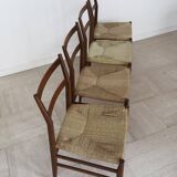 Leggera Model Chairs Designed by Gio Ponti for Cassina, Italy, 1950s, Set of 4