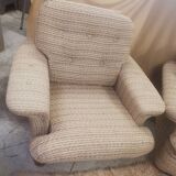 Sofa bed and armchair