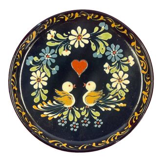Ceramics Henri Siegfried Savoie or Soufflenheim Alsace? diameter 18.5 cm