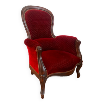 Fauteuil Bergère Pourpre