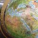 Globe terrestre en relief