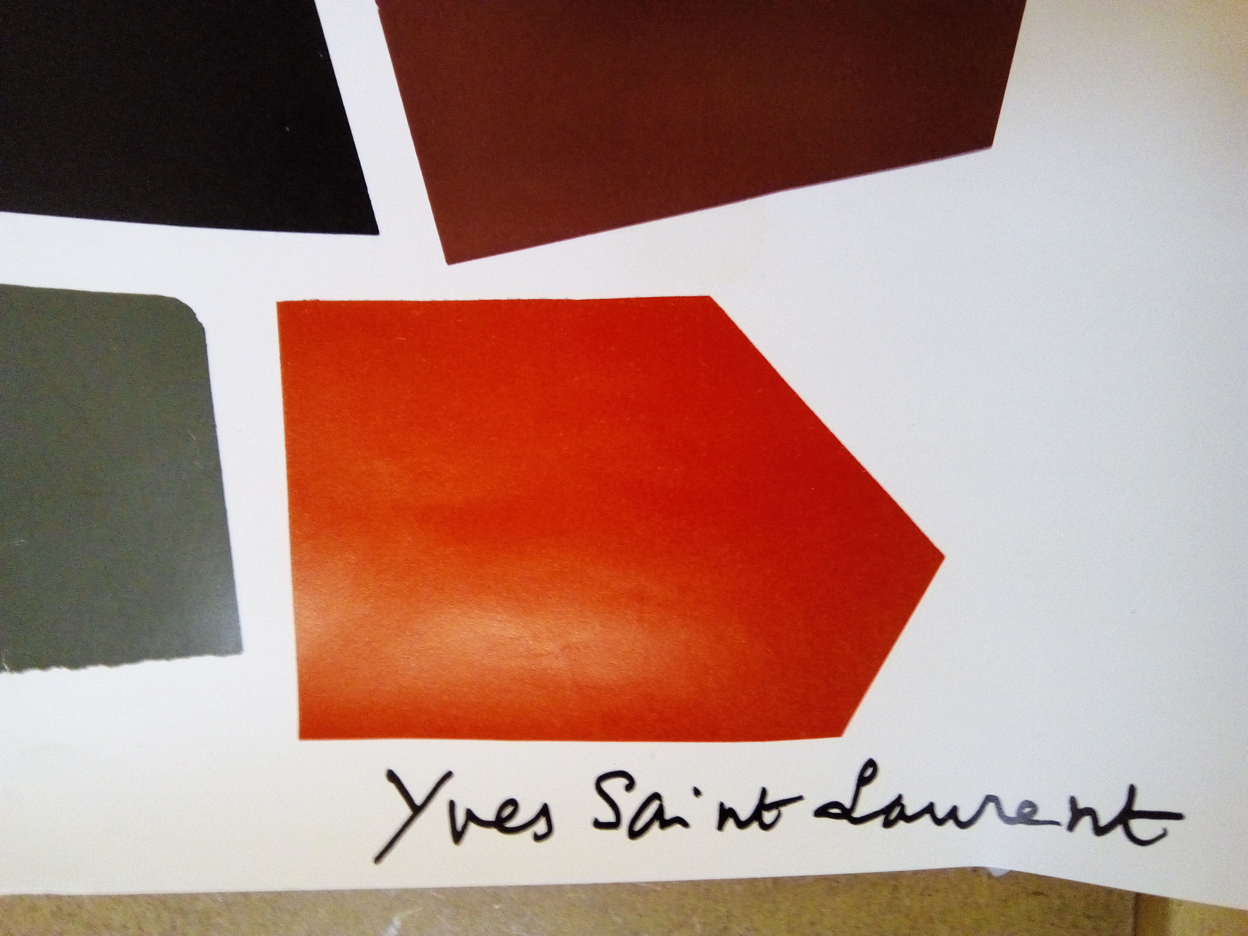 Poster original Yves Saint Laurent