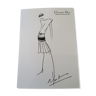 Christian dior: nice illustration of fine press mode of the 1980s