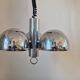 Midcentury Chrome Space Age Chandelier/Pendant Hillebrand, Germany, 1970s