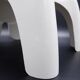 Vintage white Efebino stool by Stacy Dukes for Artemide, 1960s