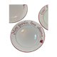Hand-painted Italian plate "More Pasta, Less Drama"