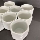 set of 8 jars yogurt porcelain Yalacta