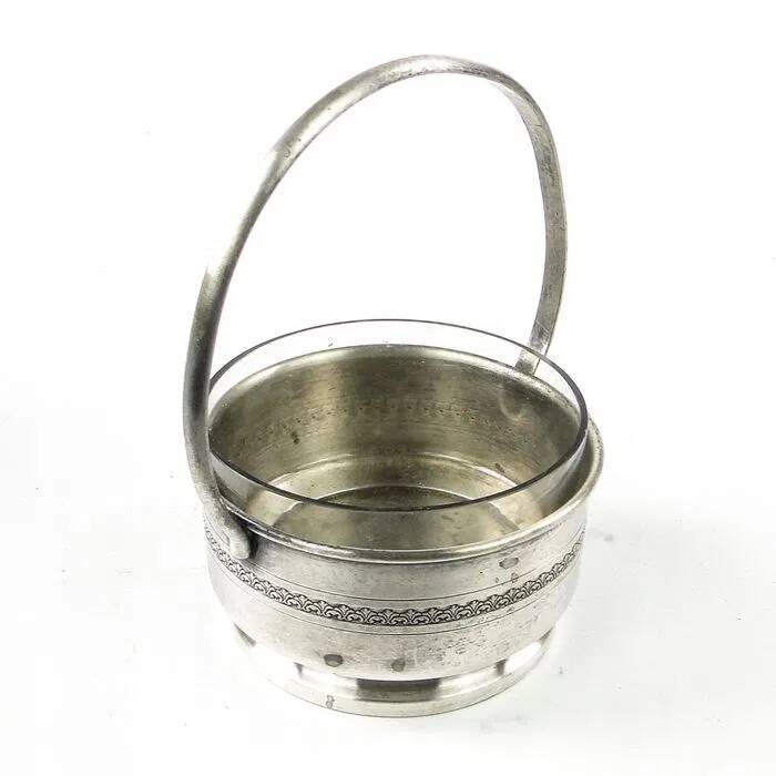 T6H SOPYŁO basket sugar bowl ART DECO