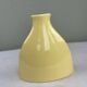 Vintage yellow ceramic vase