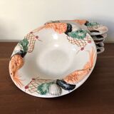 Set of 6 hollow plates in slip