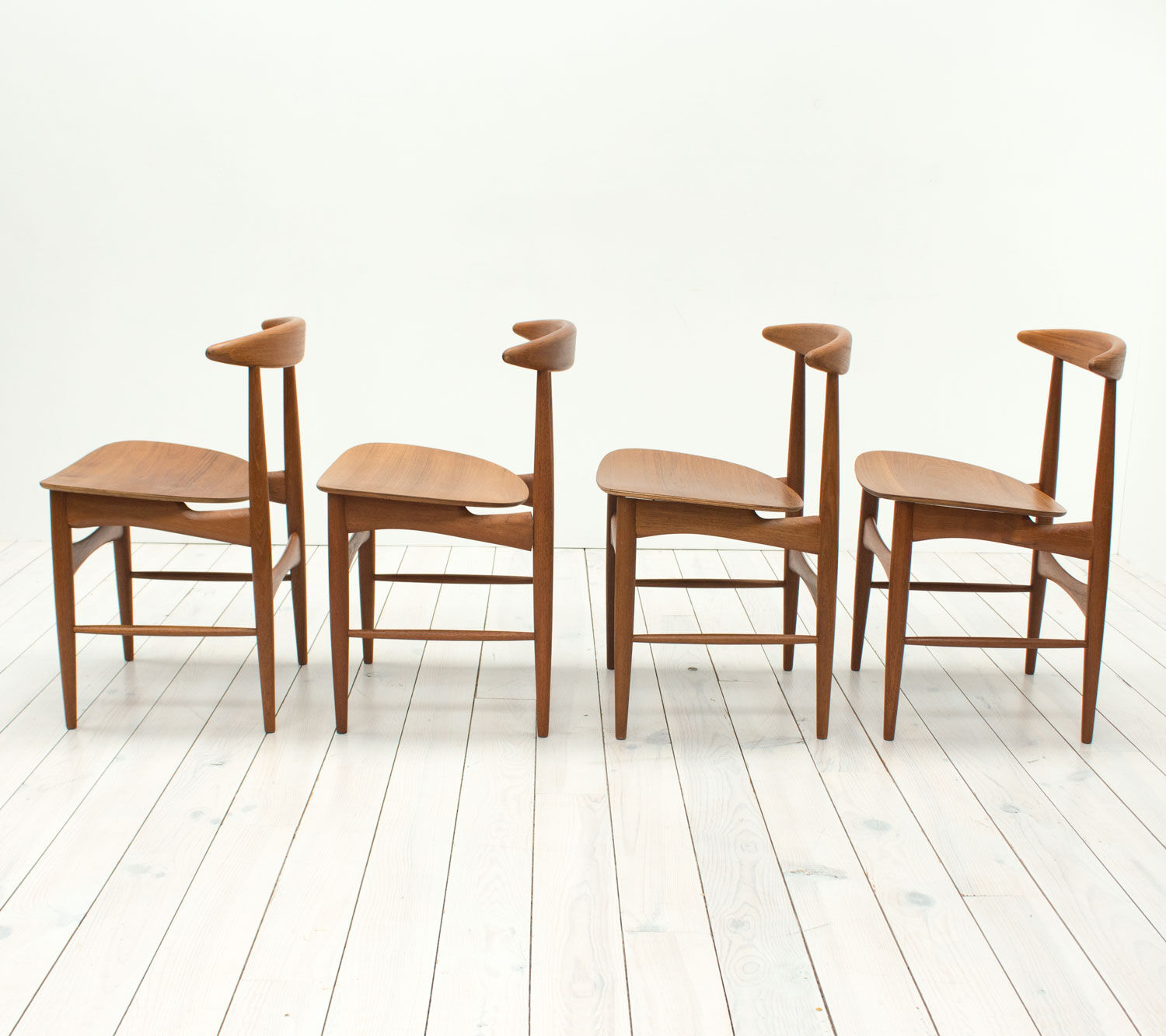 Danish Teak Dining Chairs by Mogens Kold, 1960s