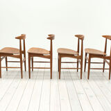 Chaises en teck par Mogens Kold, années 1960