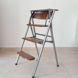 Stepladder vintage formica chair 70s/80s