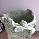 Antique sculpture face vase