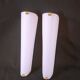 Pair of perspex wall lights with brass detail mid-century France