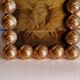Art deco photo frame in gilded bronze and gilded brass