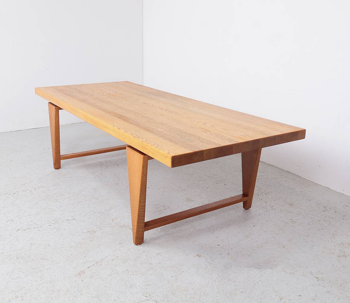 llum Wikkelsø Oak Coffee Table Model Ml 115 for a/S Mikael Laursen, 1960s