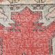 Soft Red & Beige Classic Vintage Area Rug, 127x215 Cm