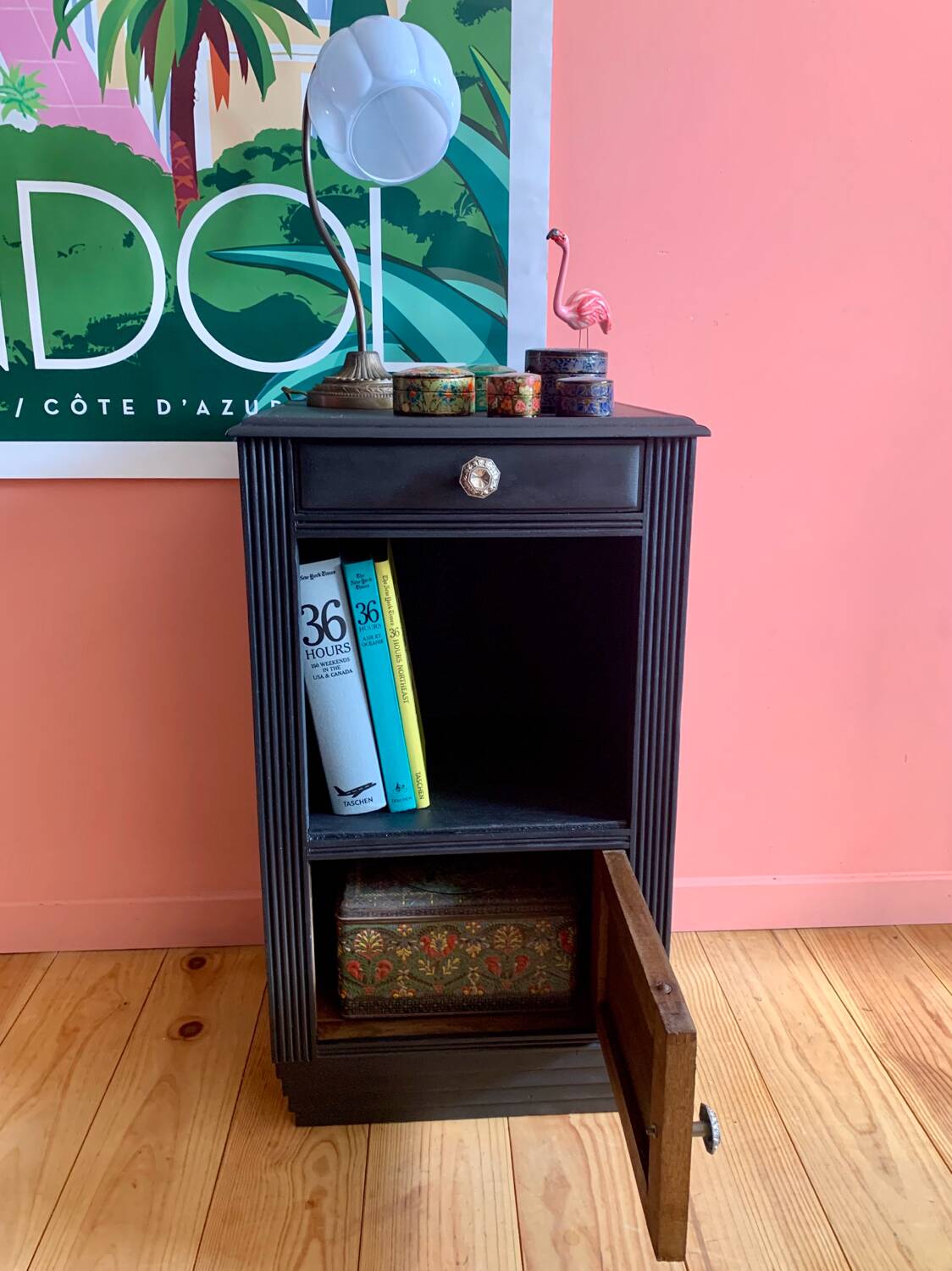 Art Deco bedside table