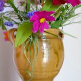 Glazed terracotta grease pot / jar