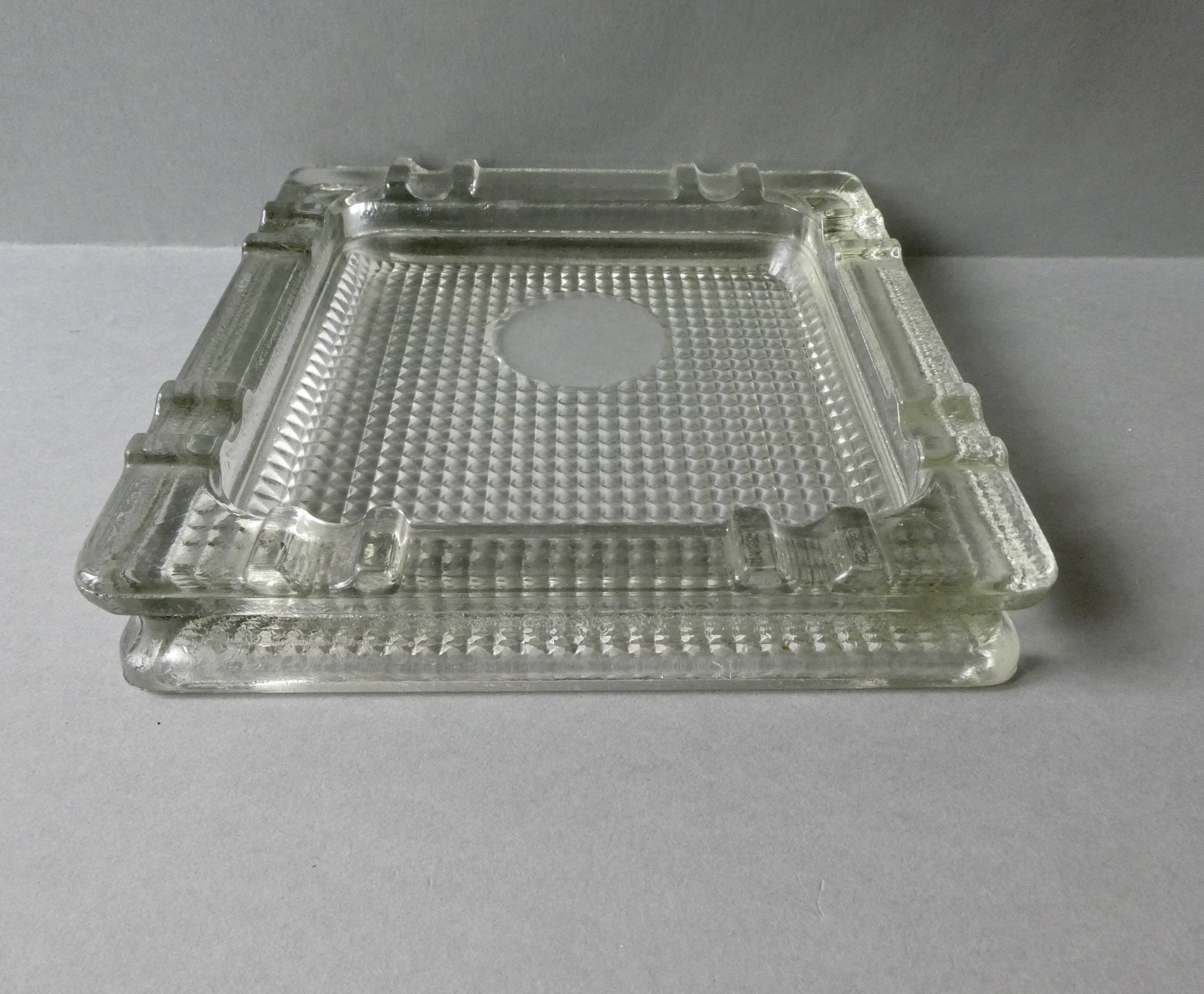 Glass trinket bowl 1960s