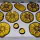 Authentic old vintage oyster set signed Gien France