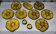 Authentic old vintage oyster set signed Gien France