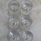 6 vintage Luminarc liqueur glasses, Sweden model - Clear glass