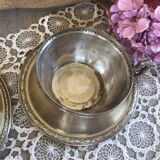 Set of 3 old "silverware" cups