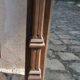 Rustic and Gothic beveled mirror