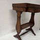 Directoire period work table in solid walnut, 19th century.
