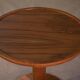 Scandinavian teak pedestal table, 1970s