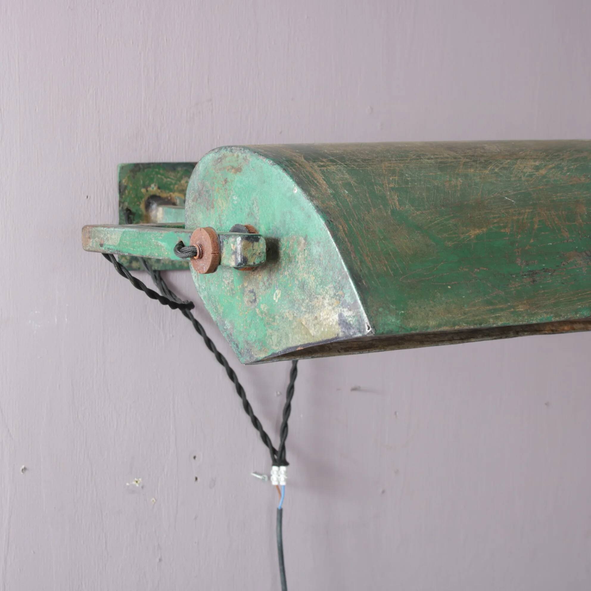Very rare LCII wall lamp by Le Corbusier, France 1954
