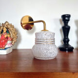 Applique verre de clichy *o28