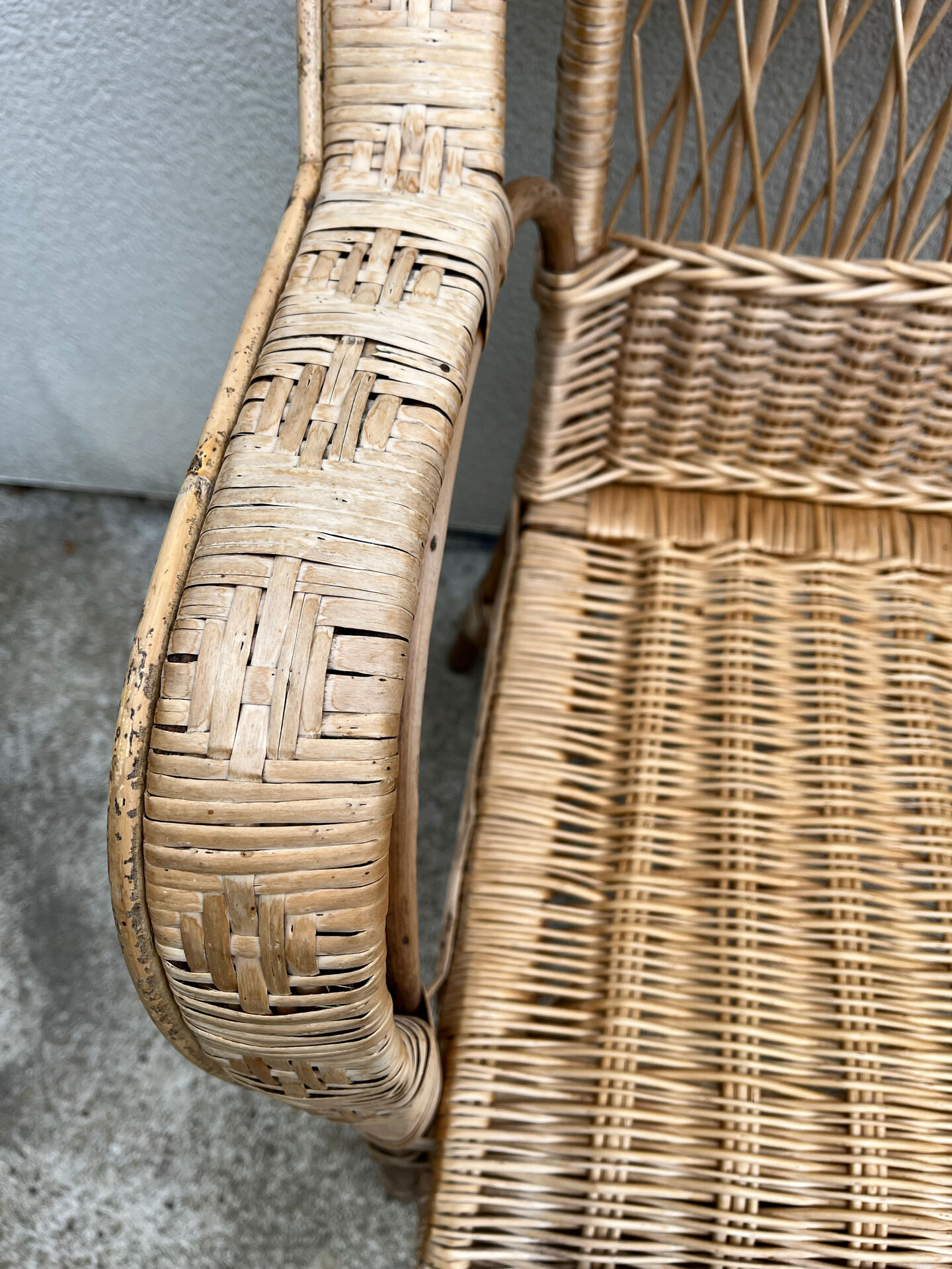 Fauteuil en rotin 
