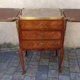 Louis XV Marquetry Bar Cabinet