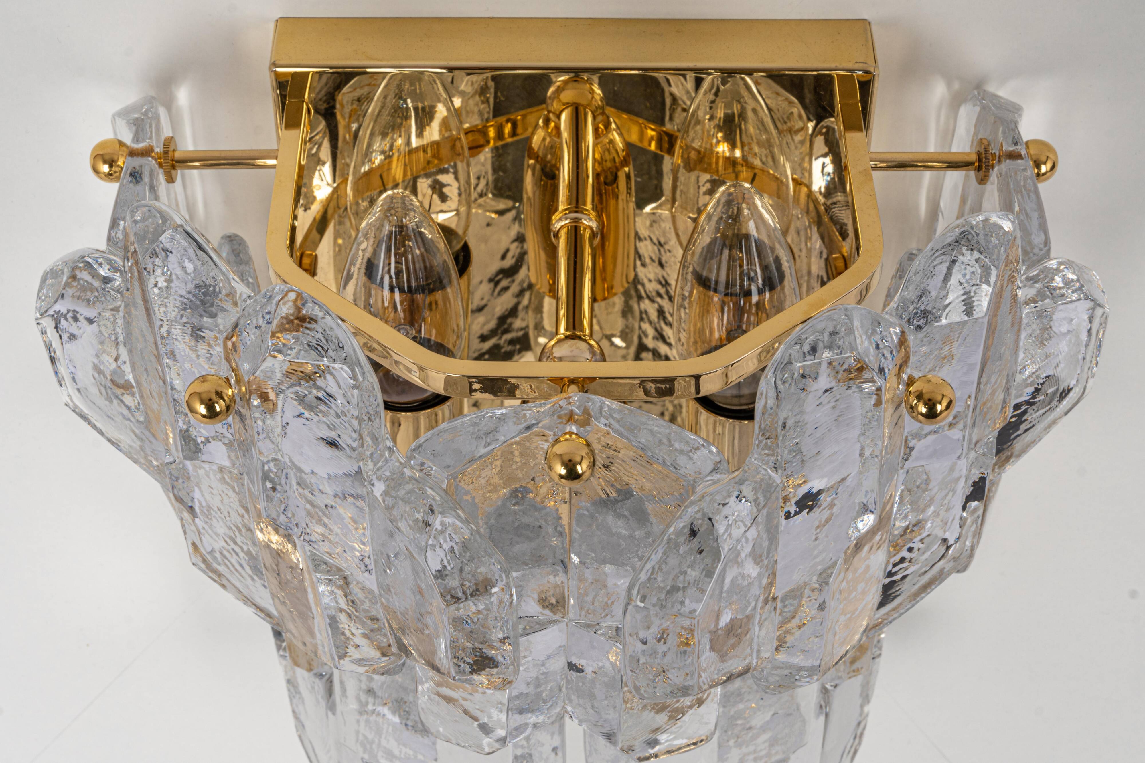 Kalmar Palazzo large simple wall light, Austria, 1970s