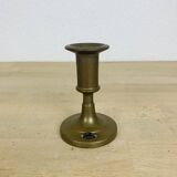 Vintage gold brass candle holder