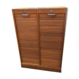 Double curtain binder