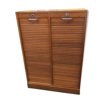 Double curtain binder
