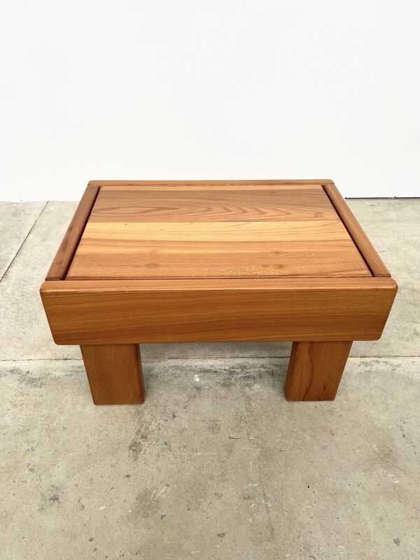 Table d'Appoint / Chevet ''Regain'' – Orme Massif