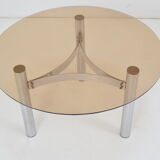 Design Chrome Coffee/Side Table, Czechoslovakia,circa 1980’s.