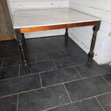 Marble dining table, 120cm × 120cm L×W