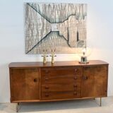 Walnut and Brass Sideboard by William Watting for Fristho
