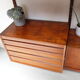 Étagère modulable scandinave en teck royal system par Poul Cadovius