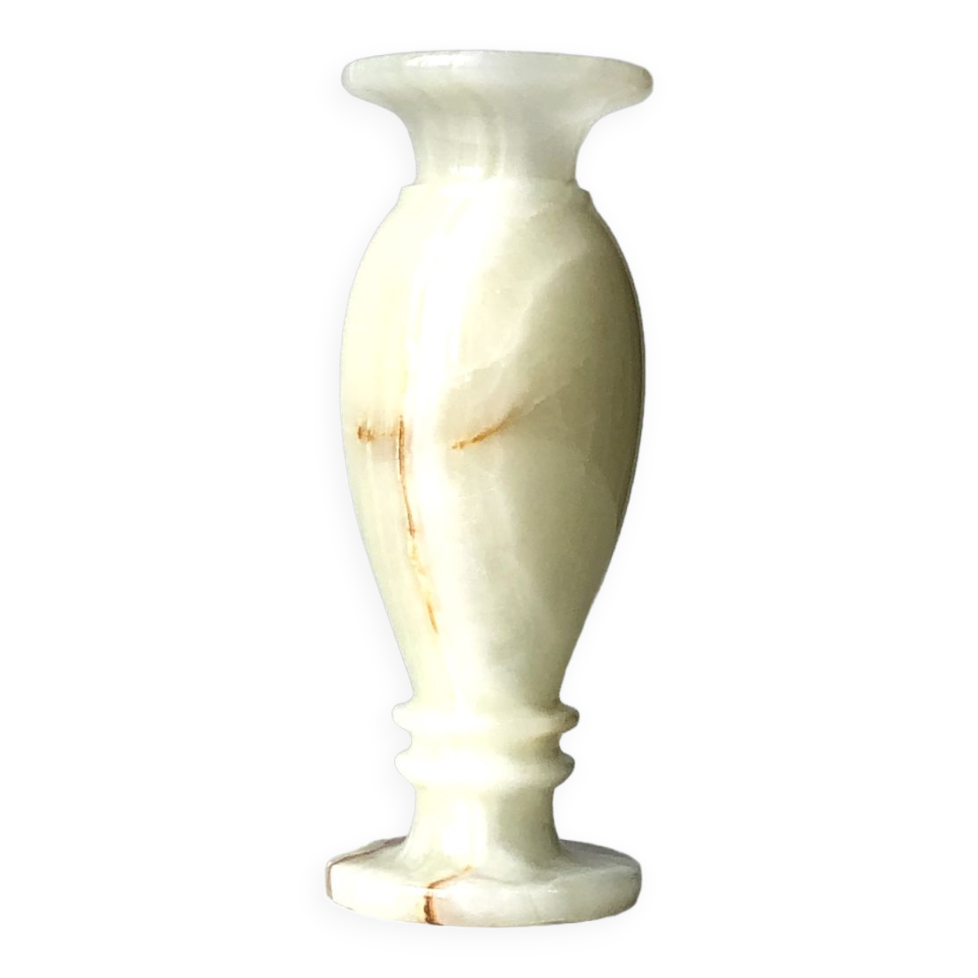 Vase en marbre albâtre onyx