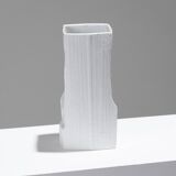 Vase en porcelaine texturée, 1980s