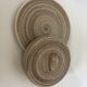 Dish with Bell in speckled sandstone